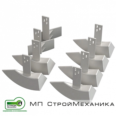 Комплект смесительных лопаток для смесителя ТУРБОМИКС СМ 750 (8 лопаток)