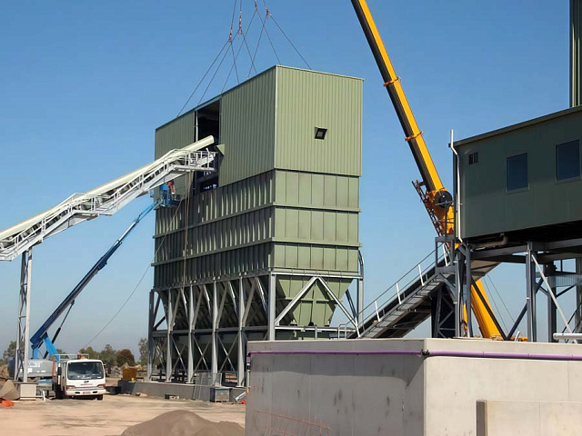 Комплексная модернизация складов инертных материалов