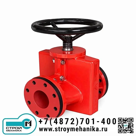 Ручной пережимной (шланговый) клапан GJ41 для абразивных и коррозионных сред