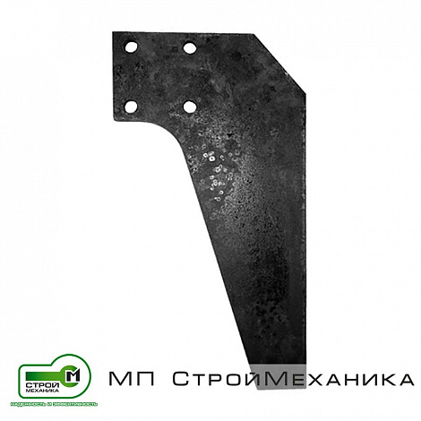 Лопатка К 30.45.009 бетоносмесителя БП 1500 (скребок бортовой, сталь 65 Г)