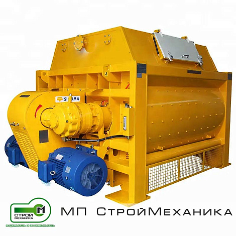 Двухвальный бетоносмеситель MAO 3500