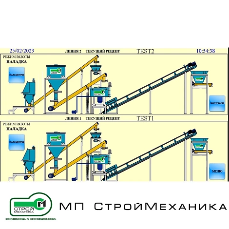 АСУ ТП технологической линией угля для кальянов