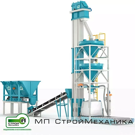 Высокопроизводительный (до 60 м³/ч) комплекс затаривания в комплектации - станция затаривания СЗ-500-10/2-Л с системой аспирации