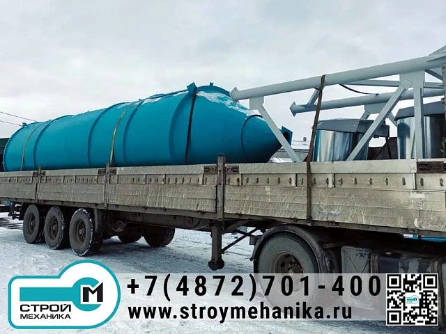 Отгрузка силосов цемента EUROSILO производства МП "СтройМеханика"