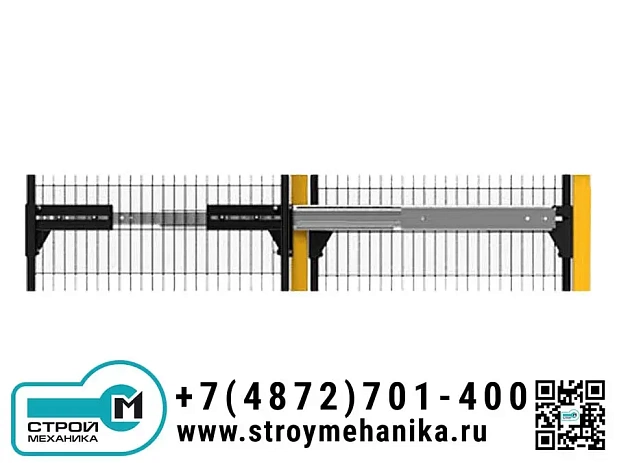Комплект крепежа для сдвижной рейки