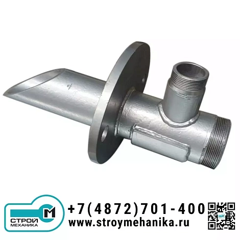 Выход из смесительной емкости пневмонагнетателя MORTEL MEISTE, BMS