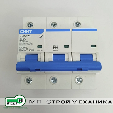 Модульный автоматический выключатель CHINT NXB-125 100A