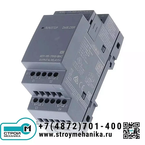 Модуль ввода-вывода дискретных сигналов LOGO! DM8 230R 6ED1055-1FB00-0BA1
