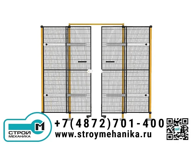 Двойная раздвижная дверь