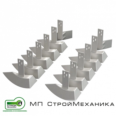 Комплект смесительных лопаток для смесителя ТУРБОМИКС СМ 4800 (12 лопаток)