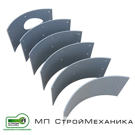 Комплект брони для смесителя-пневмонагнетателя серии CO-241 ТОПОЛЬ (HARDOX)