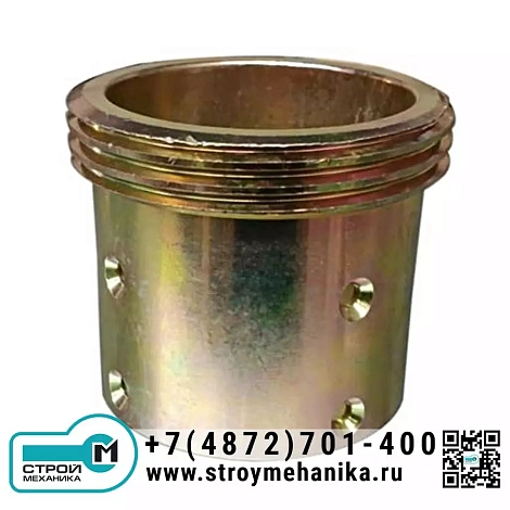 Соединение внешнее под рукав D 65 мм (тип папа) резьбовое, крепление винтом