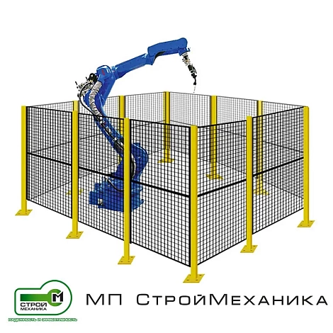 Защитные ограждения робота-манипулятора