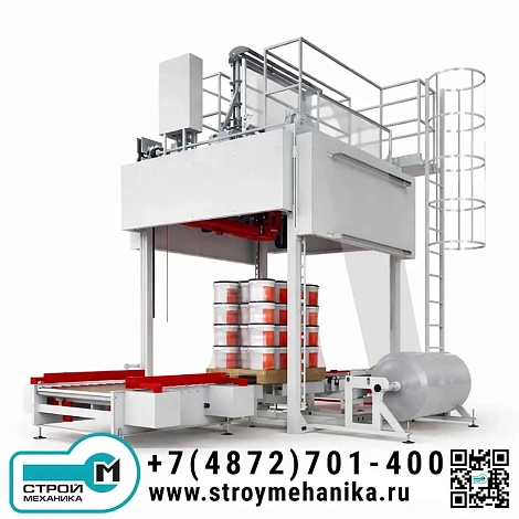 Автоматическая стретч-худ система укрытия паллет TYSH-SH-300