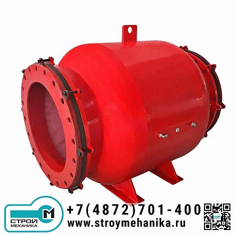 Клапан пережимной фланцевый большого диаметра GJ643 - для пульп, шламов и волокнистых сред